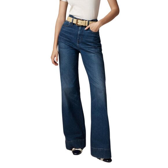 J. Crew Curvy denim trouser in 1996 semi-stretch NWT Size 31 Bestseller! - Picture 1 of 16